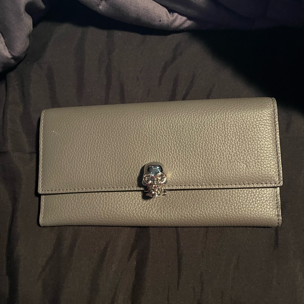 Alexander McQueen skull wallet